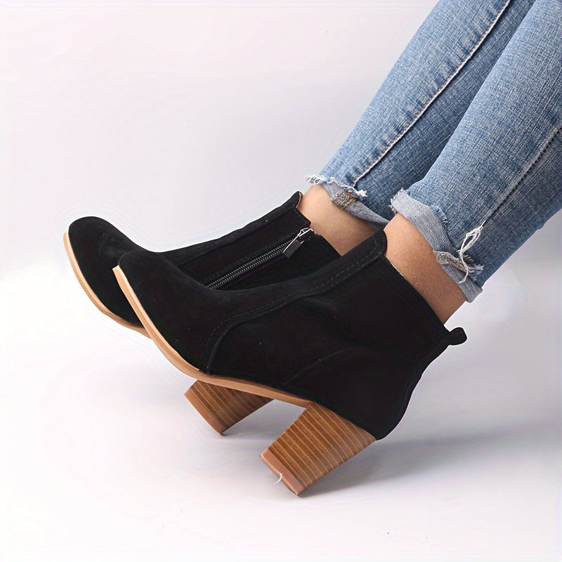 Maryline™ – Bottines à talon stable et confort longue durée