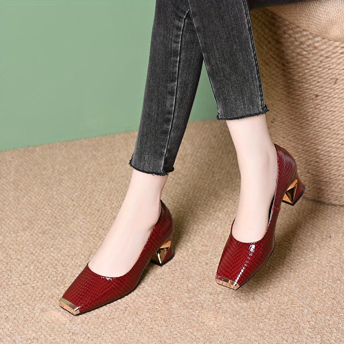 Viviane™ – Escarpins élégants à talon stable pour pieds sensibles