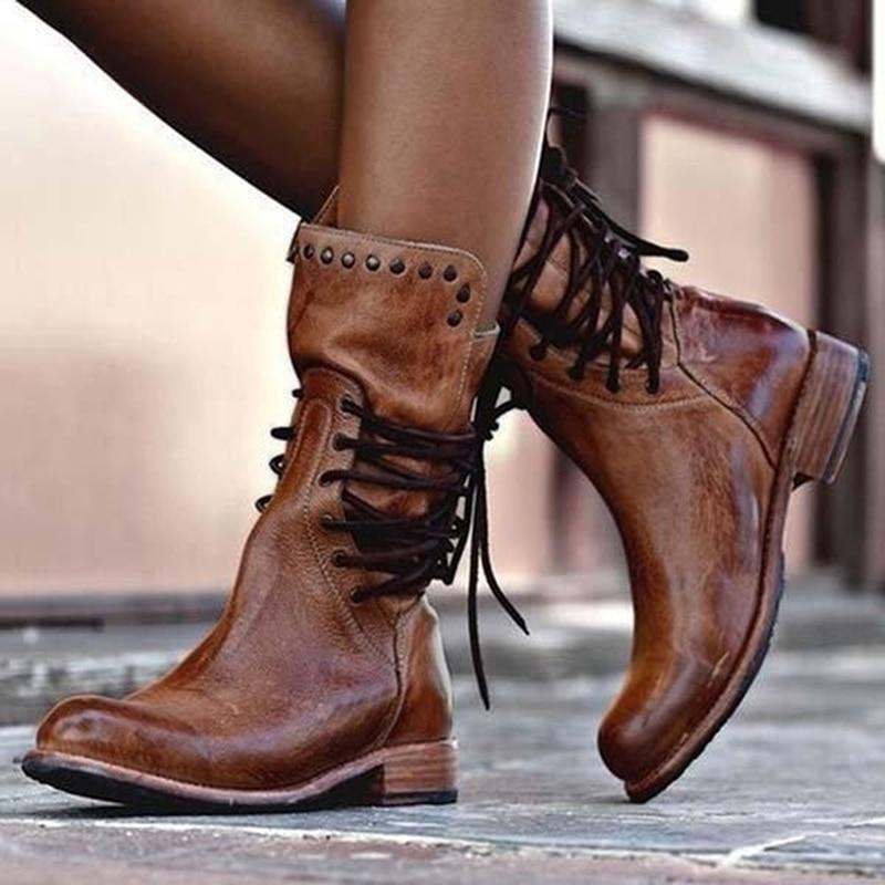 BREE™ | Bottes élégantes en cuir vegan
