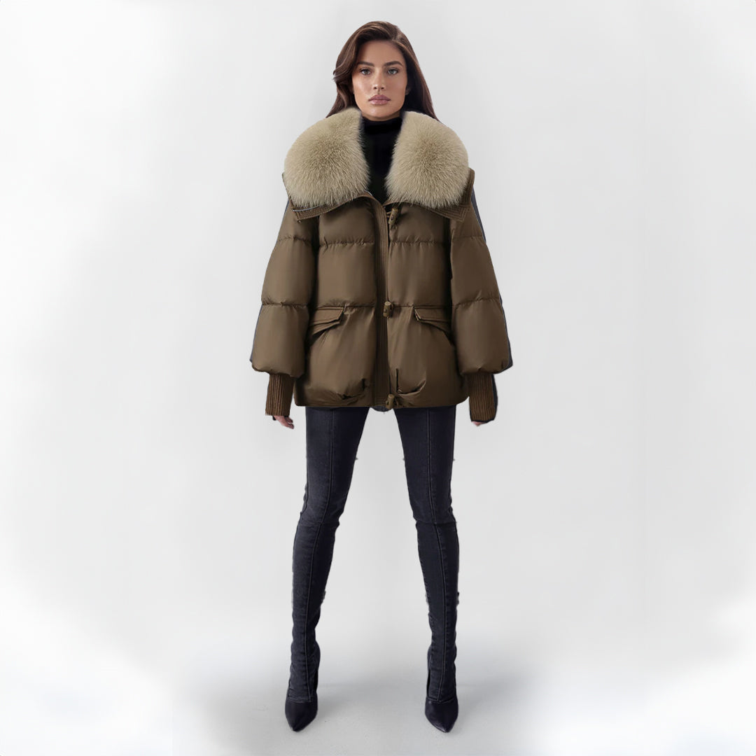 Céline™ - La veste en fausse fourrure élégante