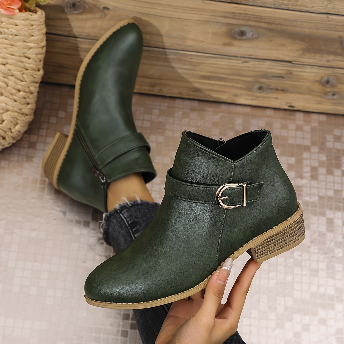 Amélina™ | Bottines confortables à boucle pour pieds sensibles