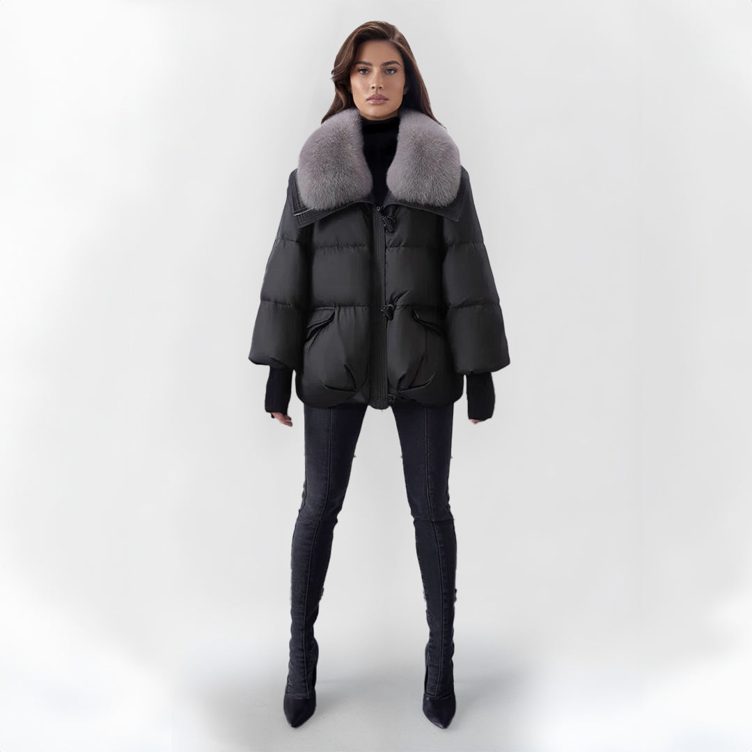 Céline™ - La veste en fausse fourrure élégante