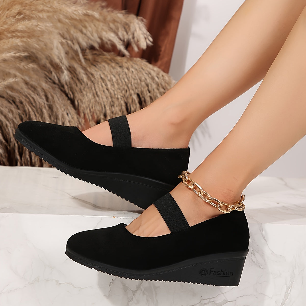 Arlette™ – Chaussures compensées confort absolu