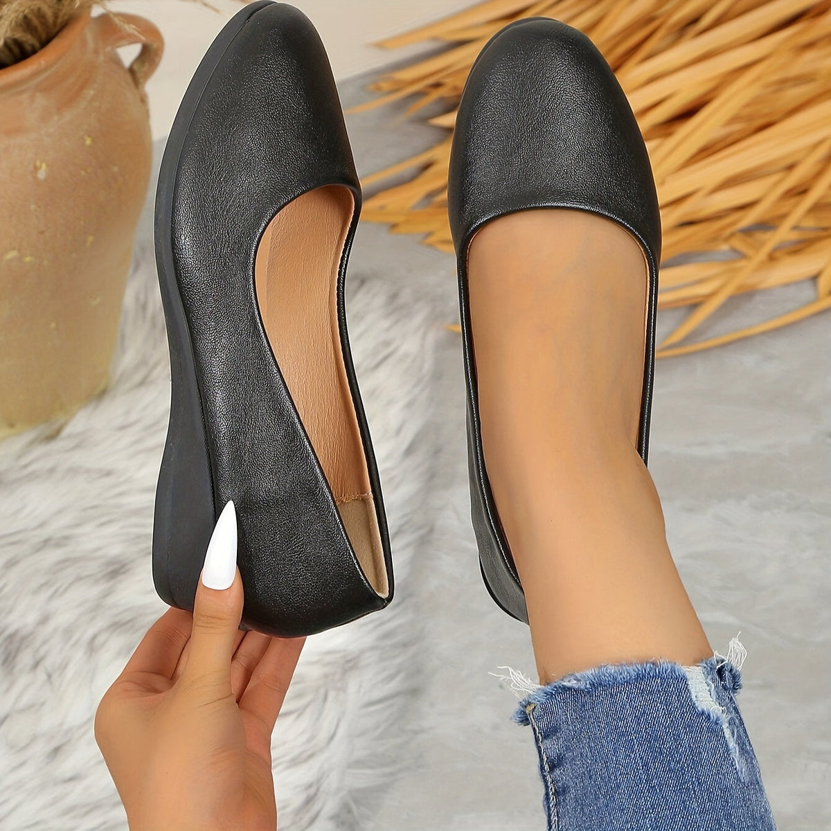 Gisele™ – Escarpins souples à petit talon et confort absolu