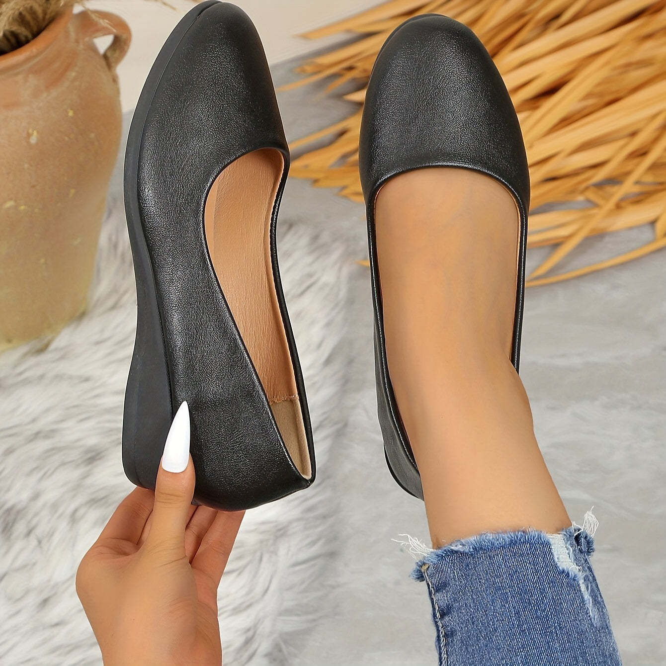 Gisele™ – Escarpins souples à petit talon et confort absolu