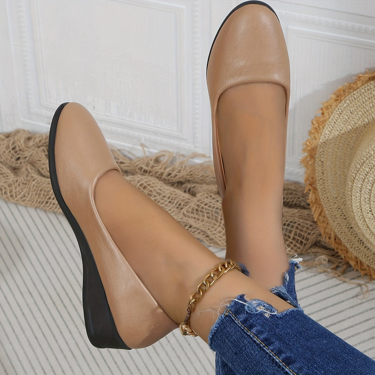 Gisele™ – Escarpins souples à petit talon et confort absolu