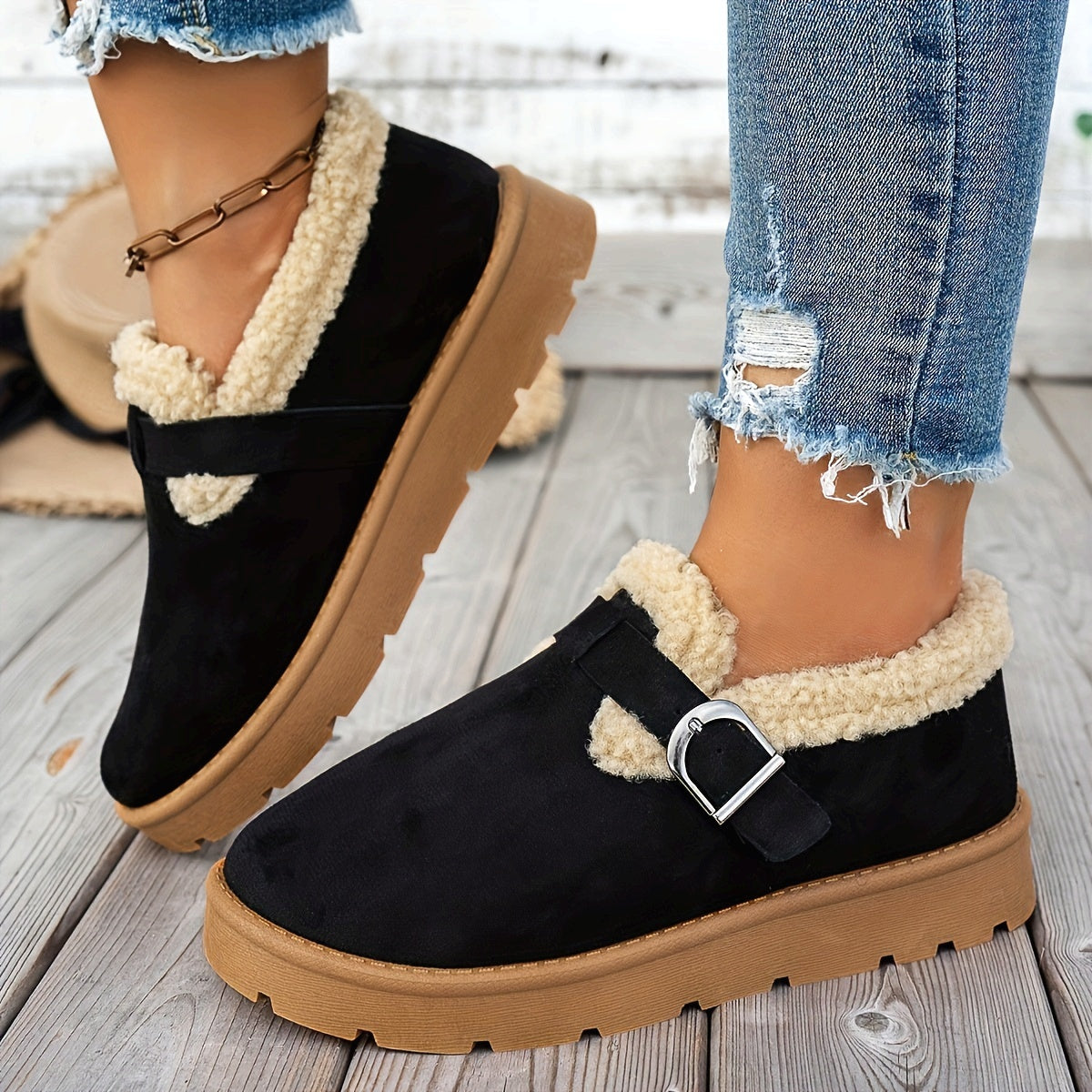 Lina | Bottines d’hiver douillettes à soutien ergonomique