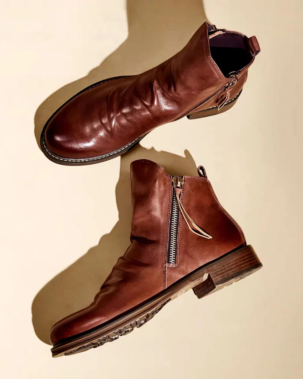 Fabrice™ - Bottines met Fermeture Éclair Latérale