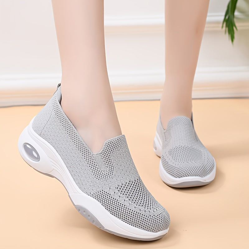 Soléane™ – Baskets slip-on respirantes avec soutien à coussin d’air