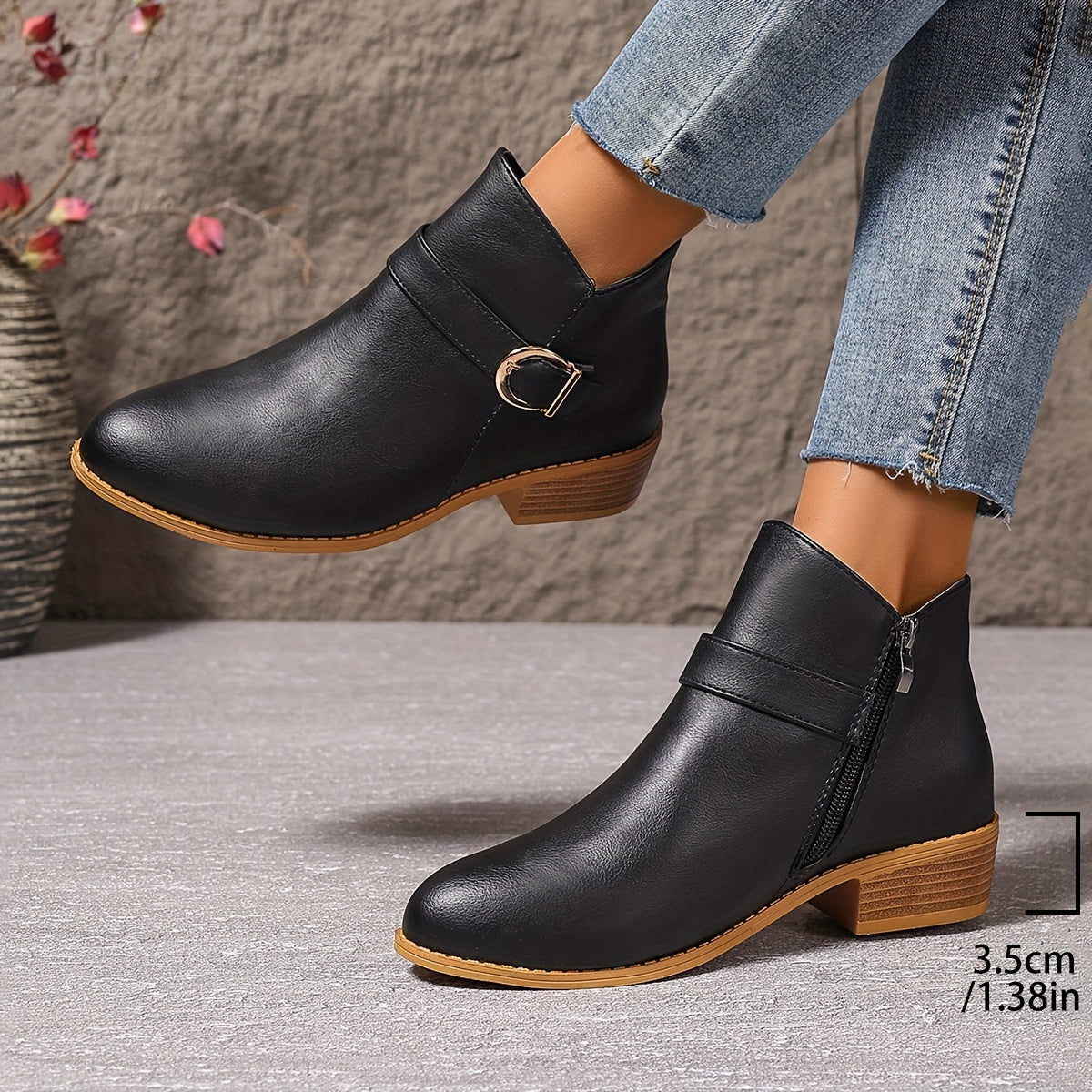 Amélina™ | Bottines confortables à boucle pour pieds sensibles
