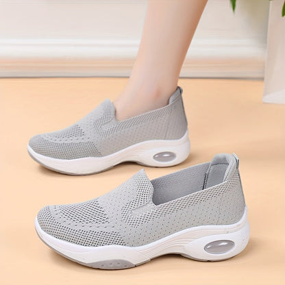 Soléane™ – Baskets slip-on respirantes avec soutien à coussin d’air