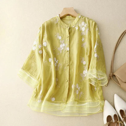 Laura™ | Blouse brodée