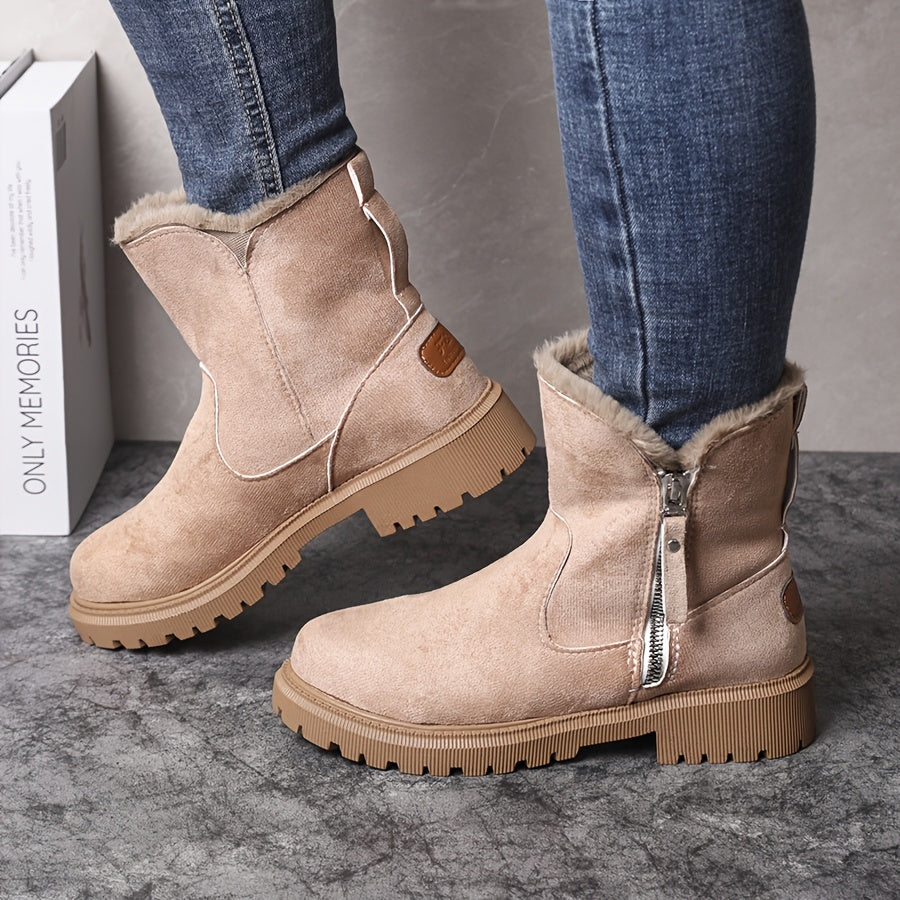 Maëlan | Bottines Chaudes à Doublure Confort