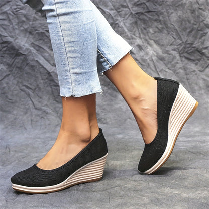 Sandrine™ – Chaussures compensées de soutien respirantes