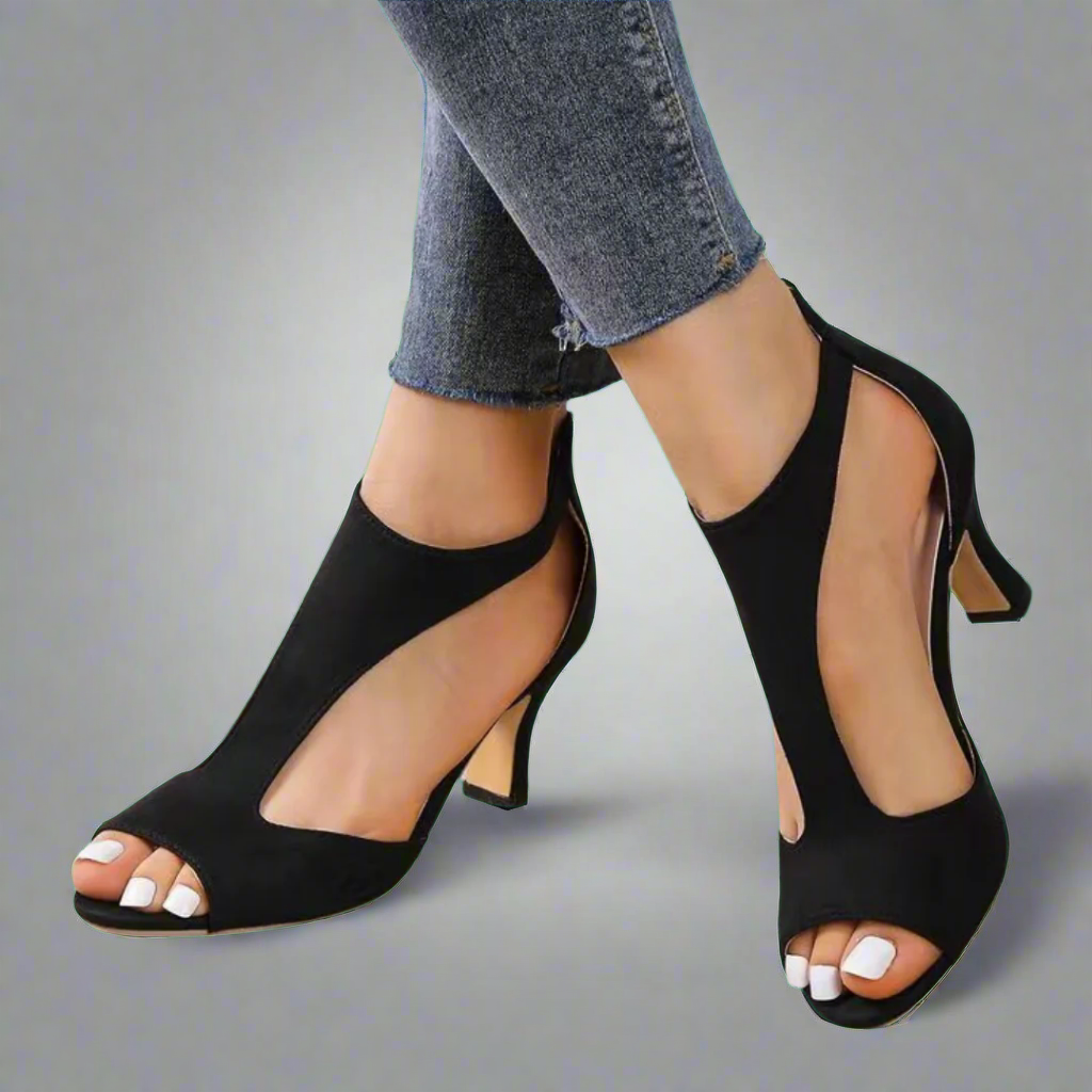 Heidrun | Sandales élégantes et confortables à talon
