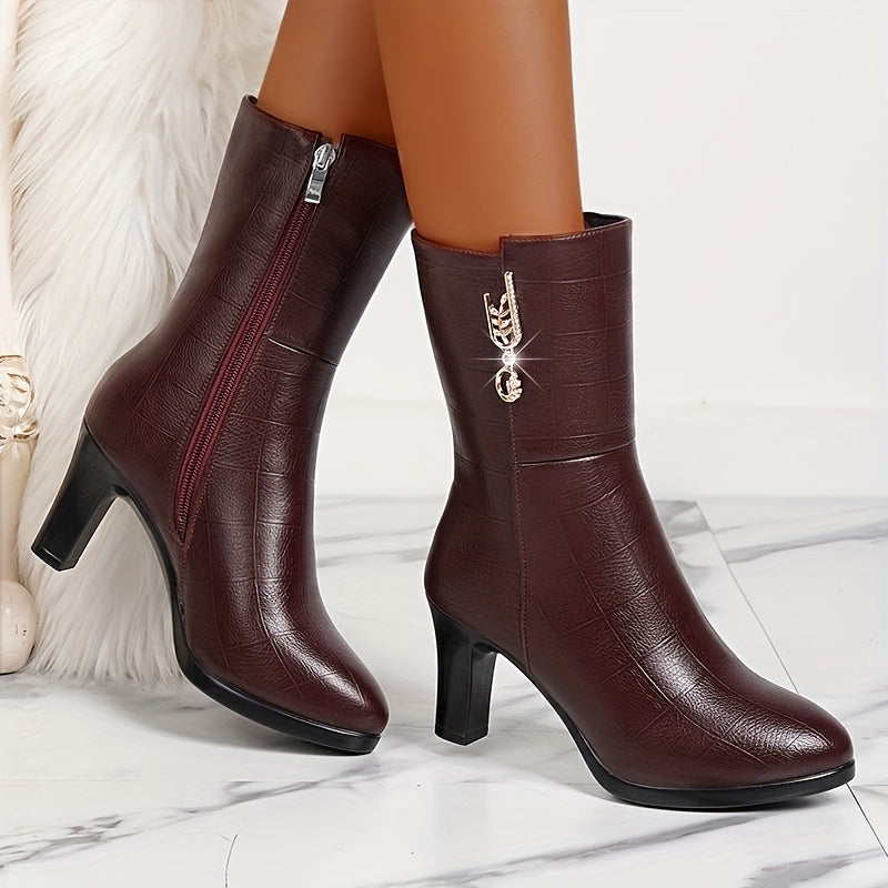 Ophélysse – Bottines Élégantes à Talon Confort