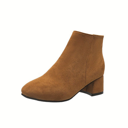 Colette™ – Bottines confortables à talon carré