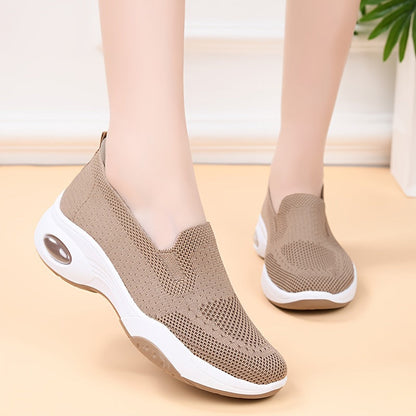 Soléane™ – Baskets slip-on respirantes avec soutien à coussin d’air