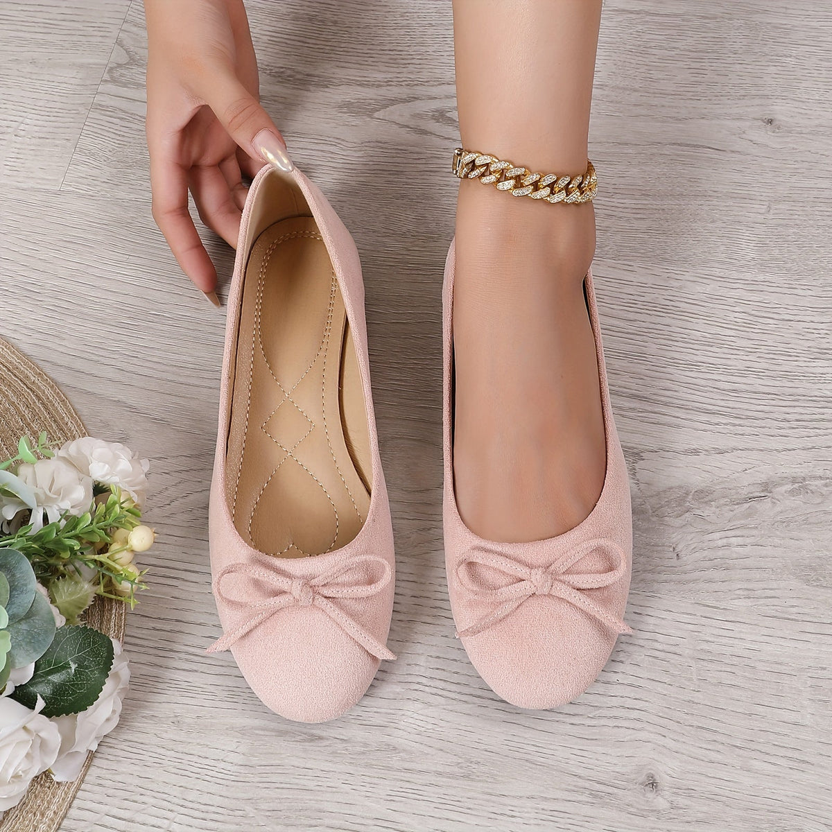 Roselyne | Ballerines Douces et Élégantes