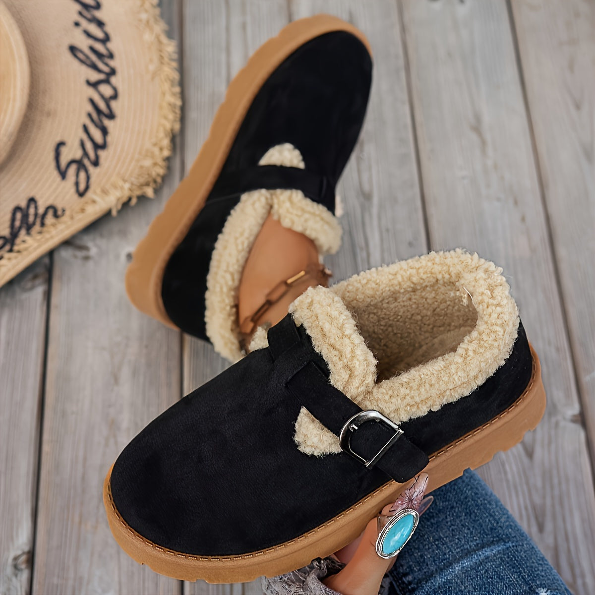 Lina | Bottines d’hiver douillettes à soutien ergonomique