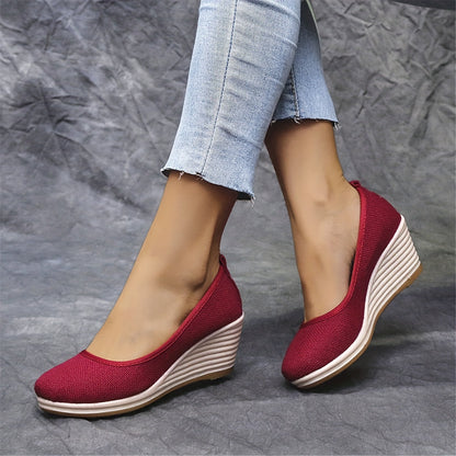 Sandrine™ – Chaussures compensées de soutien respirantes