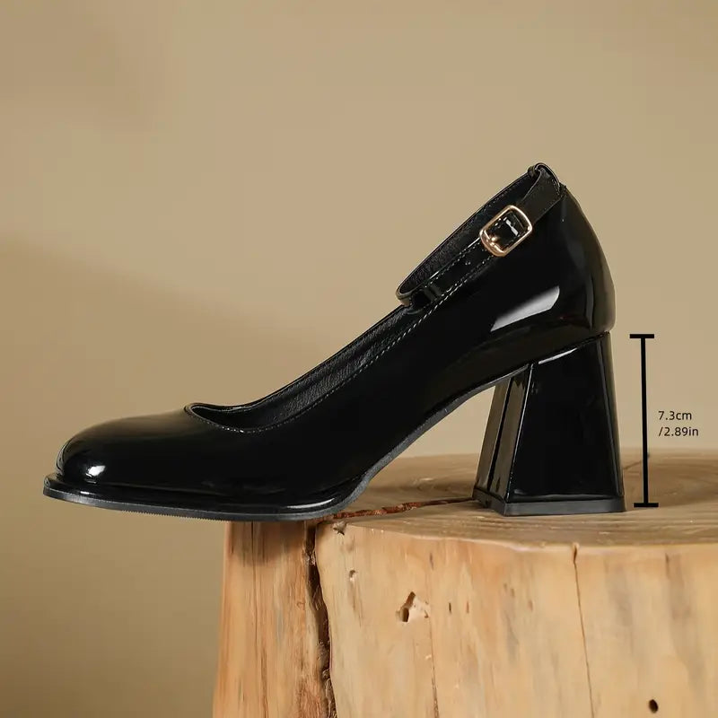 Camille | Escarpins Vernis Élégants