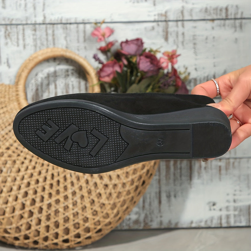 Éliane™ | Ballerines confortables à talon compensé