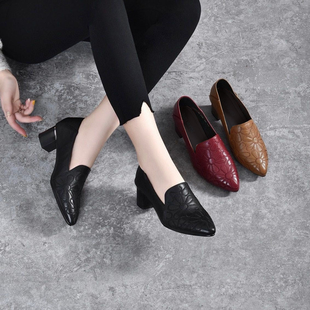 Olena™ – Mocassins brodés à confort durable