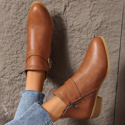 Amélina™ | Bottines confortables à boucle pour pieds sensibles