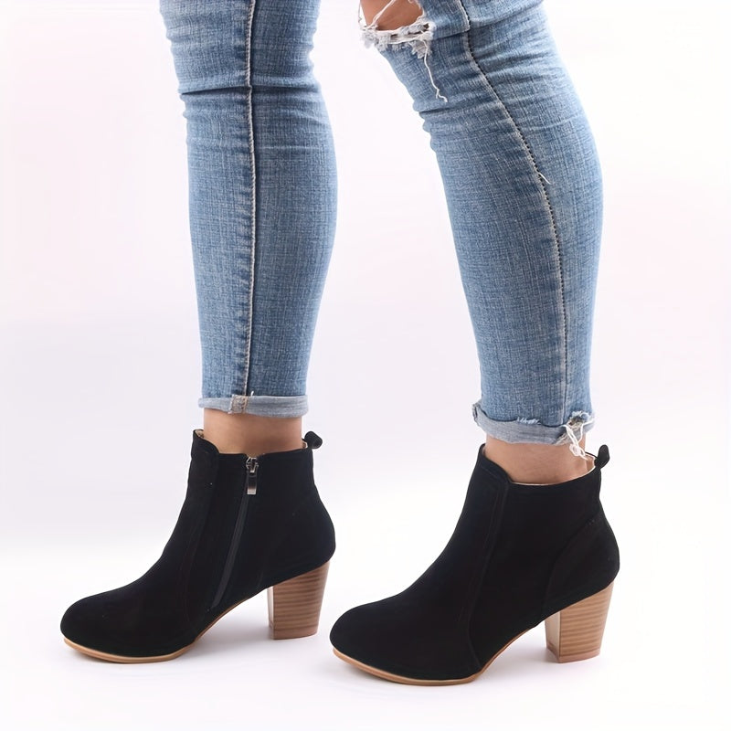 Maryline™ – Bottines à talon stable et confort longue durée