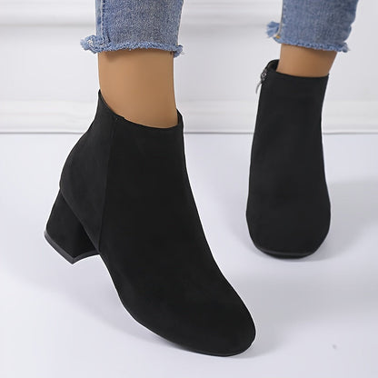 Colette™ – Bottines confortables à talon carré