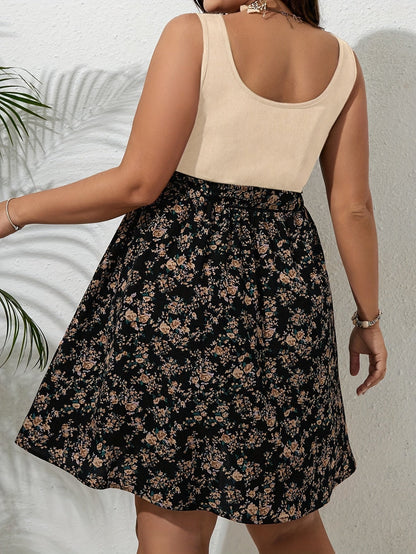 Roselyne | Robe Grande Taille Fleuri
