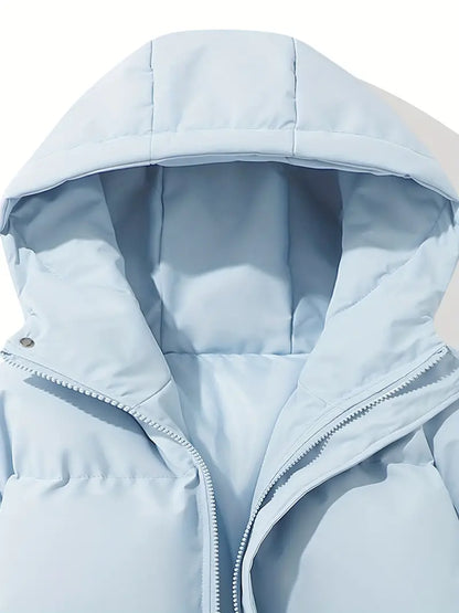 Lara | Veste d'Hiver Doublée à Capuche