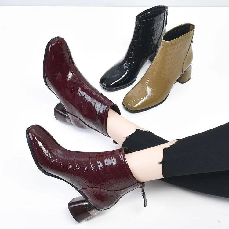 Orévelle | Bottines Élégantes à Talon Bloc