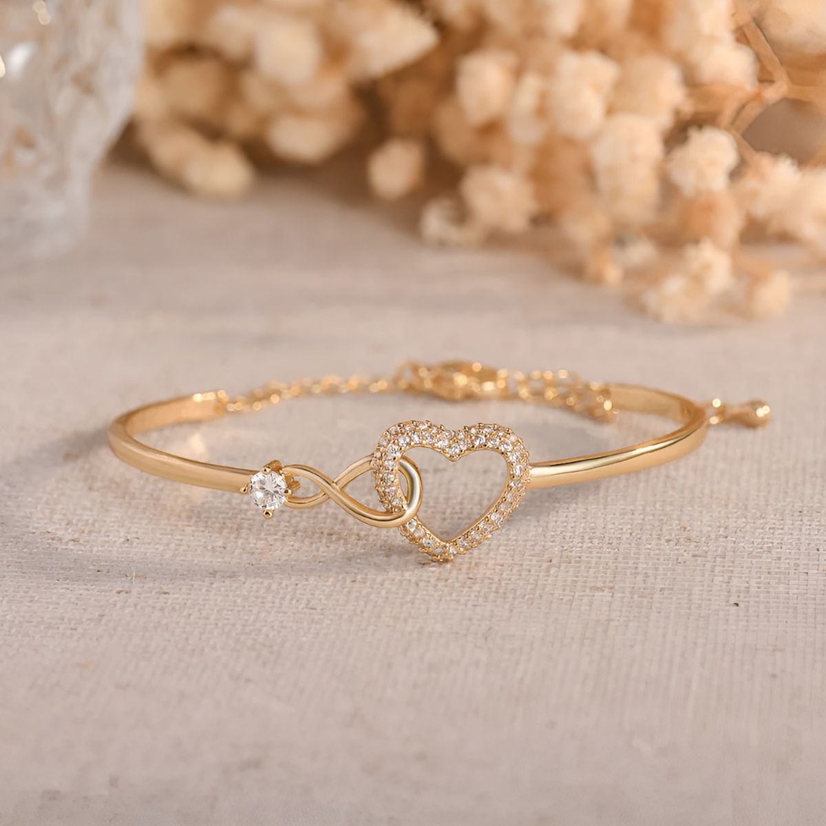 Marseille | Bracelet Cœur Étincelant
