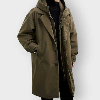 Luc™ - Manteau d'Hiver Long Élégant