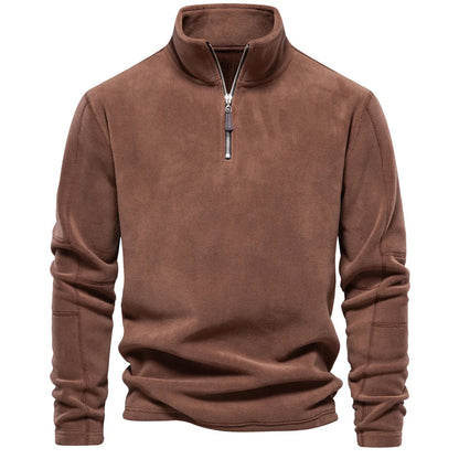 Emil | Pull Polaire Chaud avec Fermeture Éclair