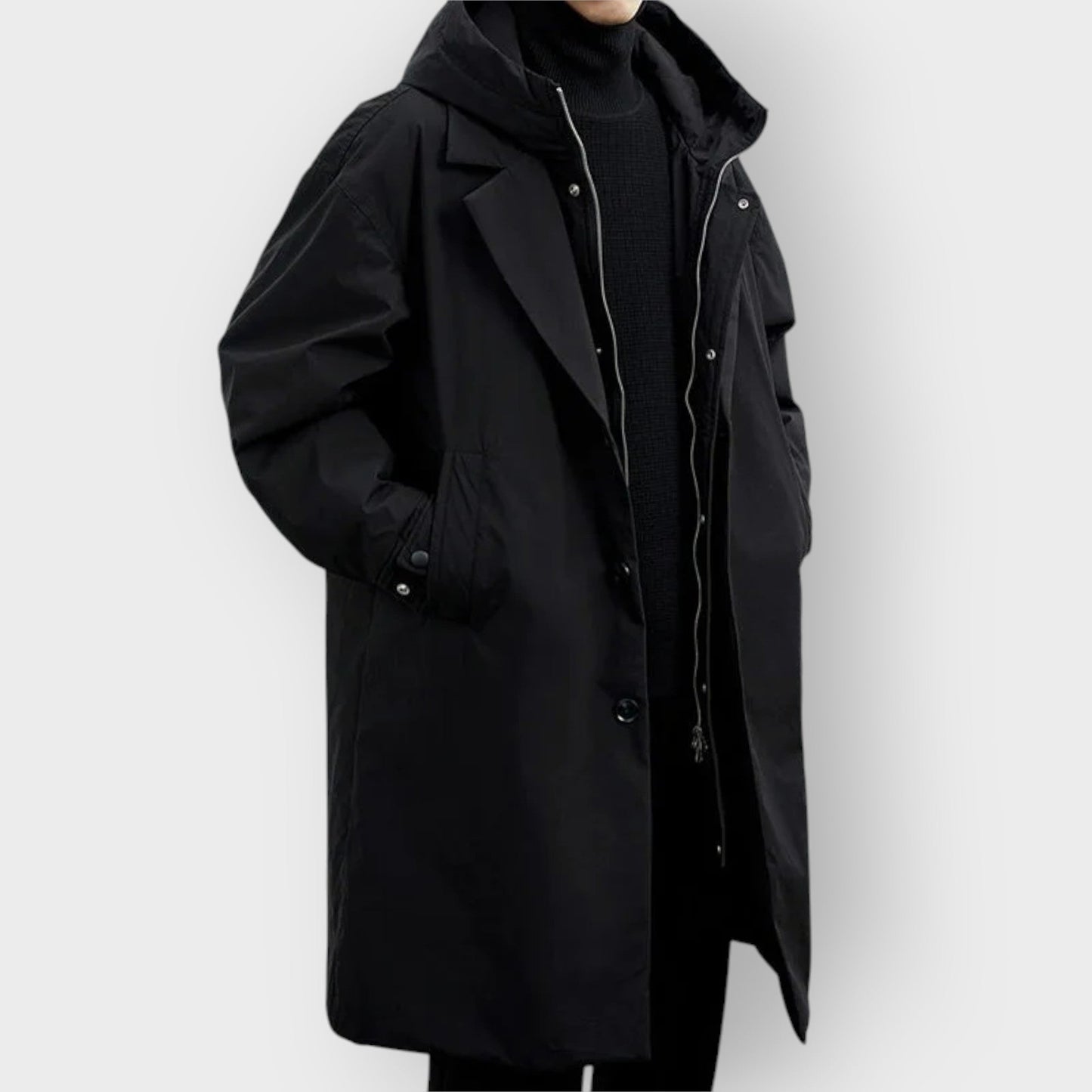 Luc™ - Manteau d'Hiver Long Élégant