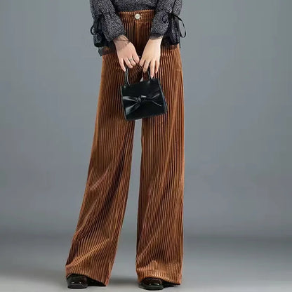 Estelle - Pantalon en Velours Côtelé pour Femmes