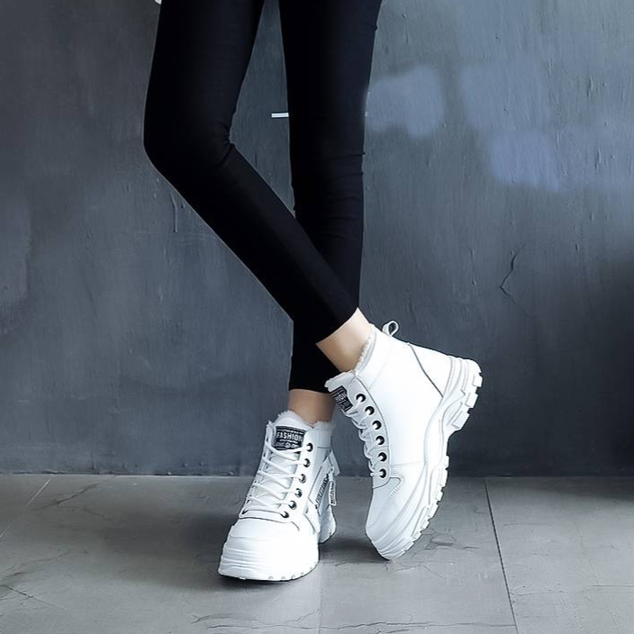 Anne | Bottes Hautes avec Doublure en Fleece