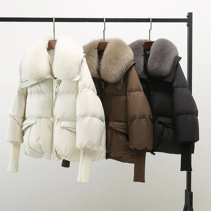 Céline™ - La veste en fausse fourrure élégante