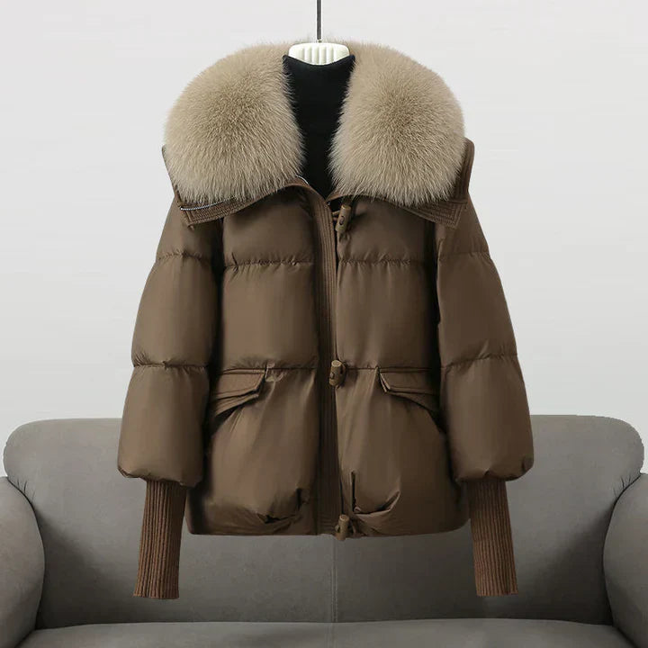 Céline™ - La veste en fausse fourrure élégante