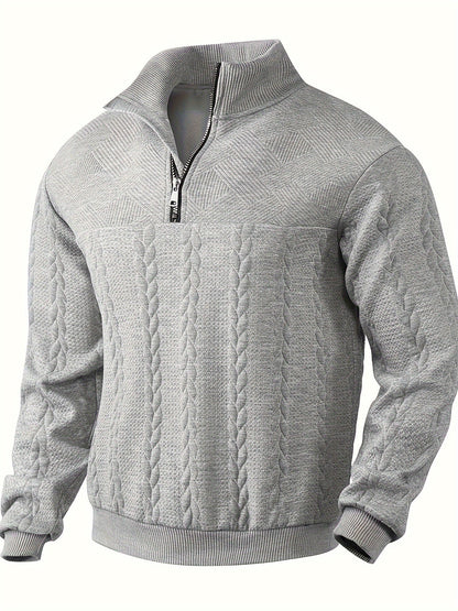 Benoît ™ | Pull vintage à fermeture éclair au design élégant