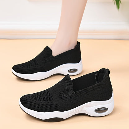 Soléane™ – Baskets slip-on respirantes avec soutien à coussin d’air