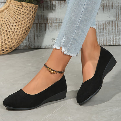 Éliane™ | Ballerines confortables à talon compensé
