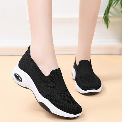 Soléane™ – Baskets slip-on respirantes avec soutien à coussin d’air