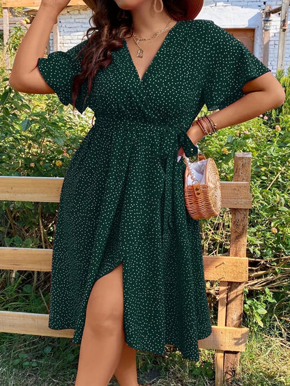 Vallet | Robe Grande Taille à Pois