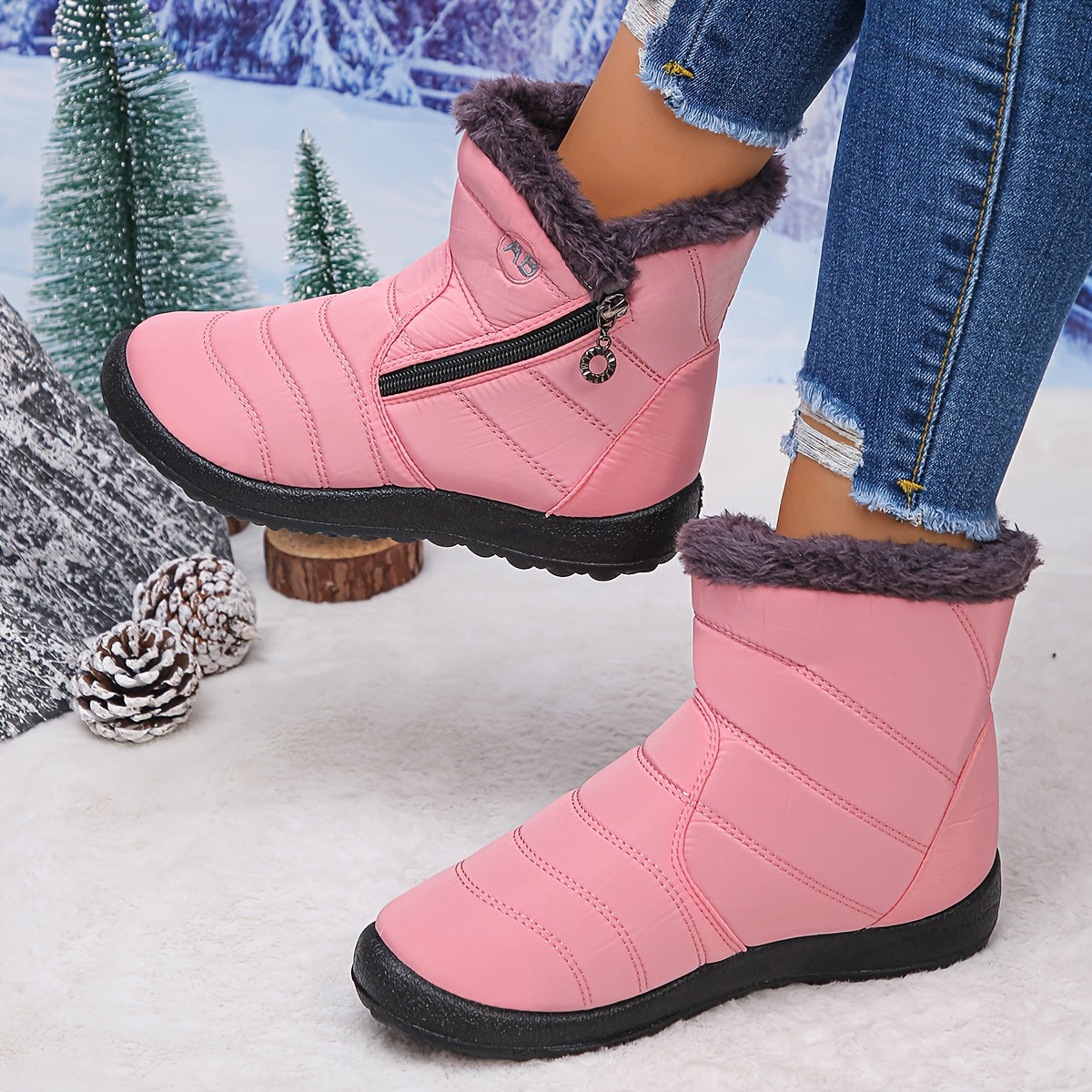 Marivelle | Bottes Hiver Chaudes Antidérapantes