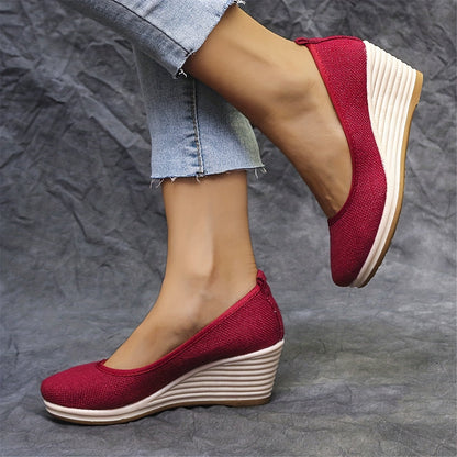 Sandrine™ – Chaussures compensées de soutien respirantes