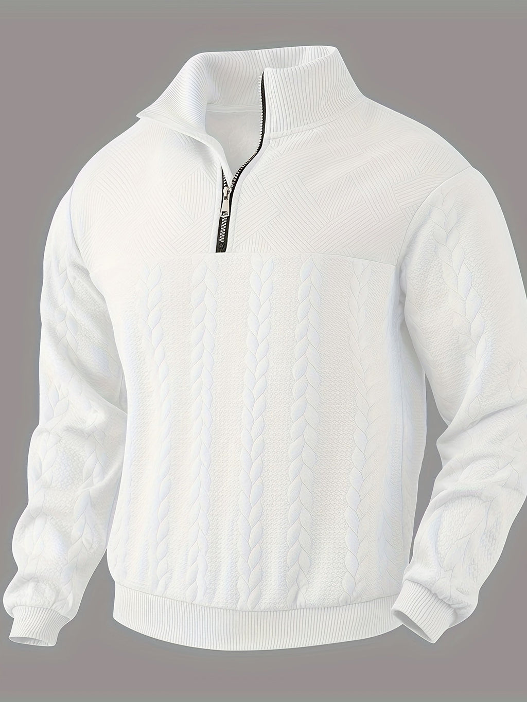 Benoît ™ | Pull vintage à fermeture éclair au design élégant